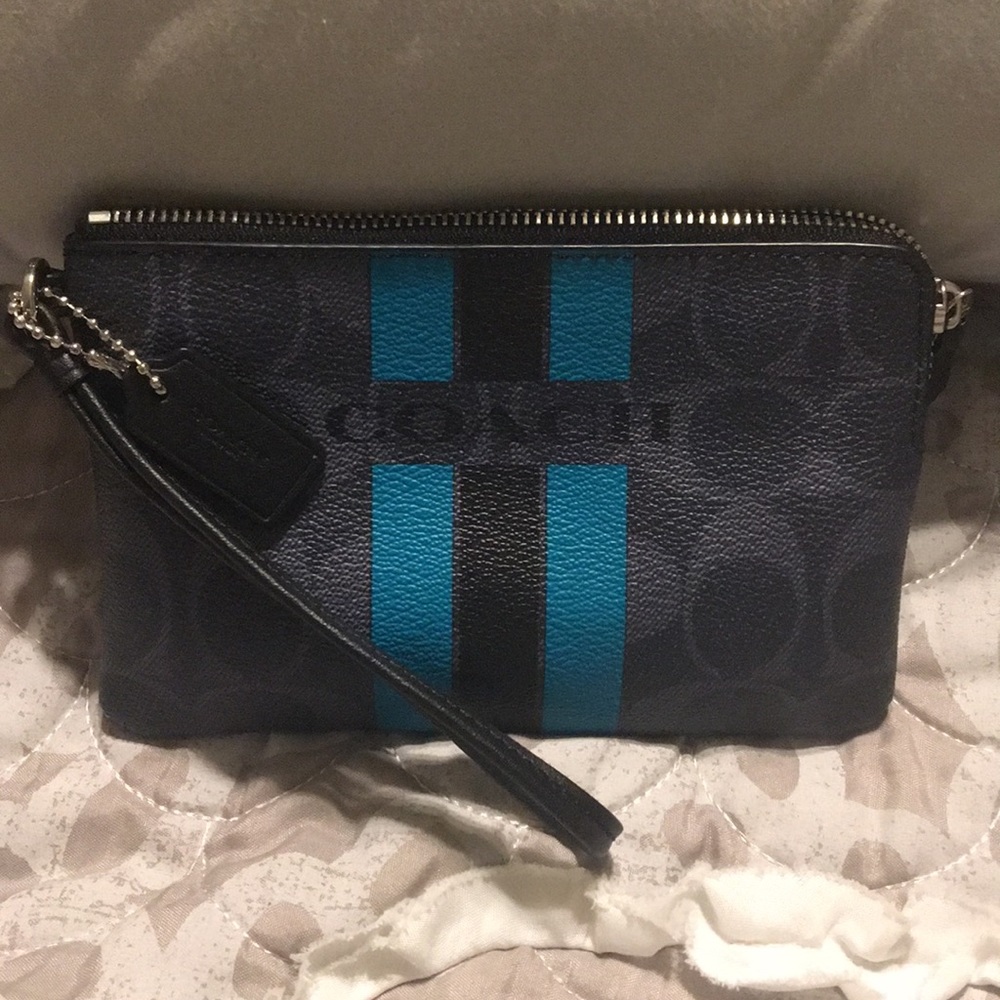 LEATHER COACH WRISTLET